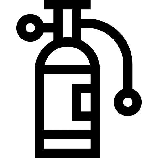 Gas bottle energy industry gas cilinder icon