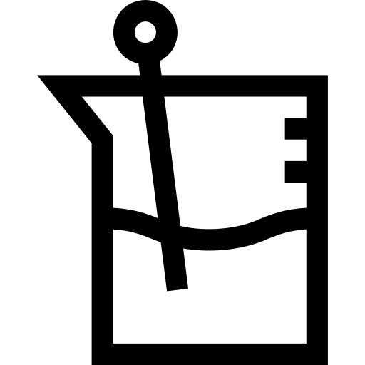 Beaker liquid beaker volumetric icon Beaker liquid beaker volumetric icon