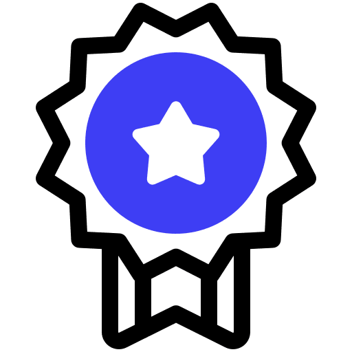 Achievements sports and competition badge medal icon