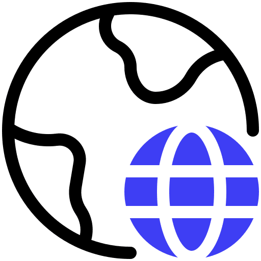 Global global connection internet icon