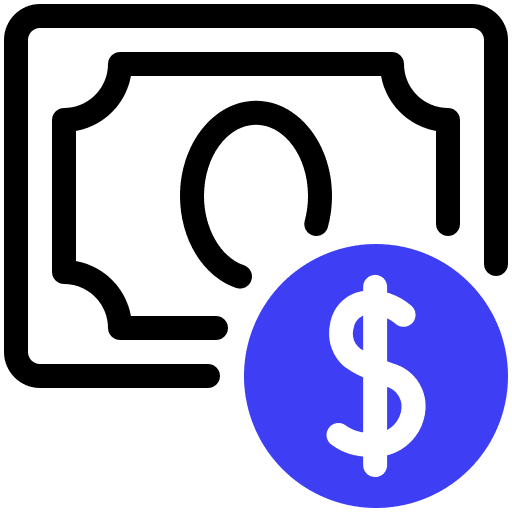 Money business and finance cash dollar icon