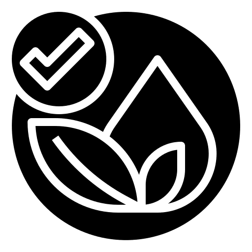 Hypoallergenic shapes and symbols signaling alergic icon