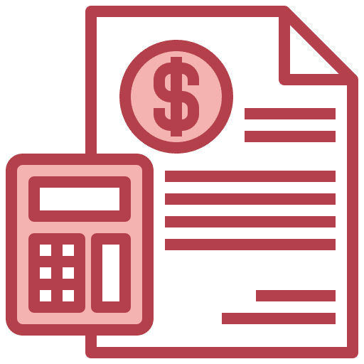 Accounting accounting business and finance budget icon