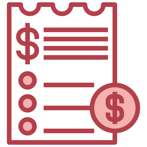 Invoice invoice money business and finance icon