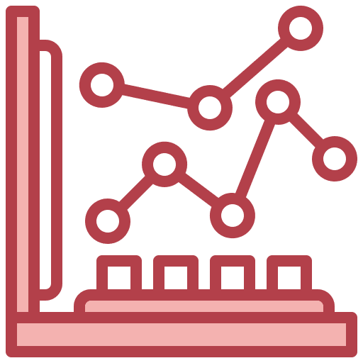 Line graph report arrow diagram icon Line graph report arrow diagram icon