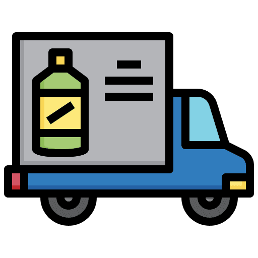 Pickup truck pickup car mover truck delivery car icon