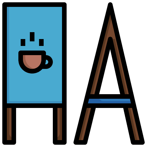 Sign food and restaurant commercial daily specials board icon Sign food and restaurant commercial daily specials board icon