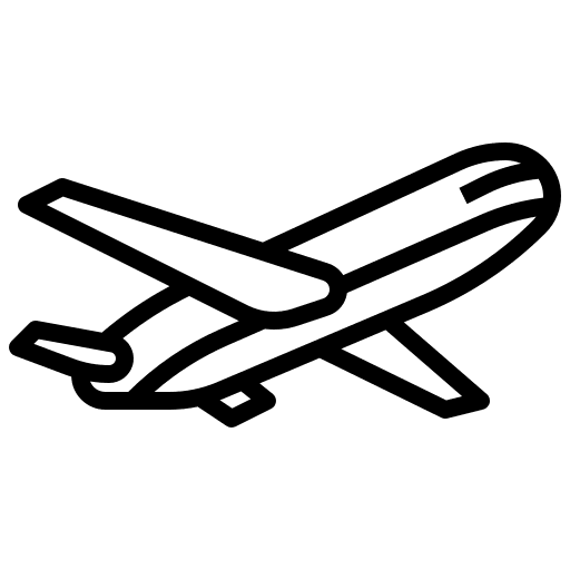 Airplane air plane plane transportation icon