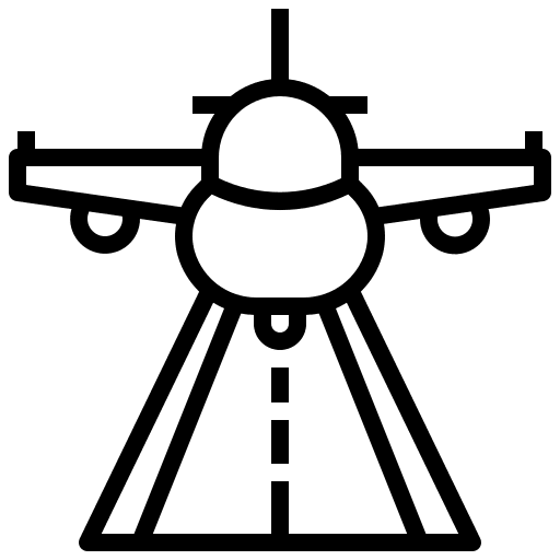 Landing landing transportation transport icon