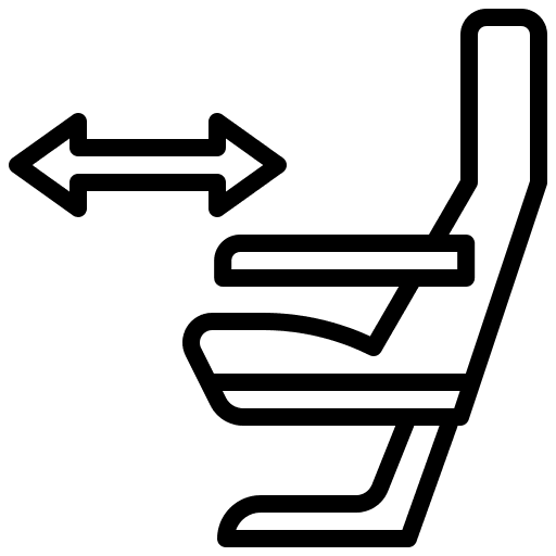 Seat porthole airplane flight icon