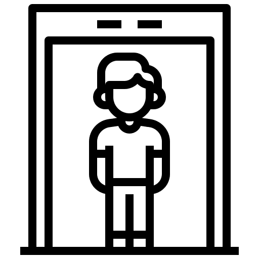 Detector detector logistics airline icon