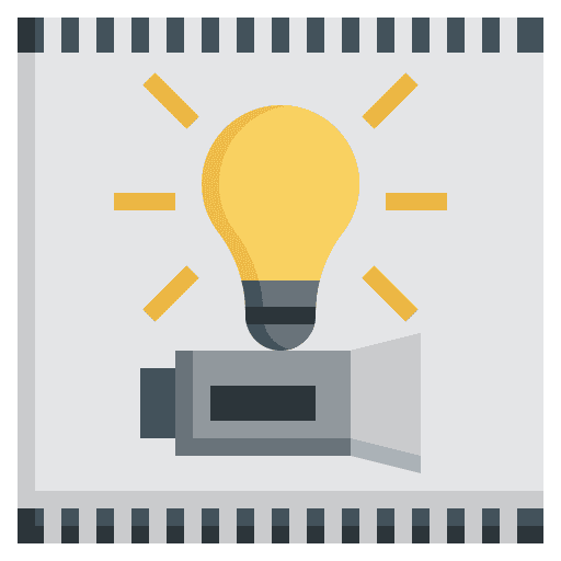 Main idea movie entertainment project icon
