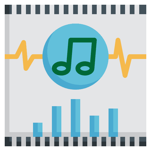 Soundtrack quaver music and multimedia music player icon