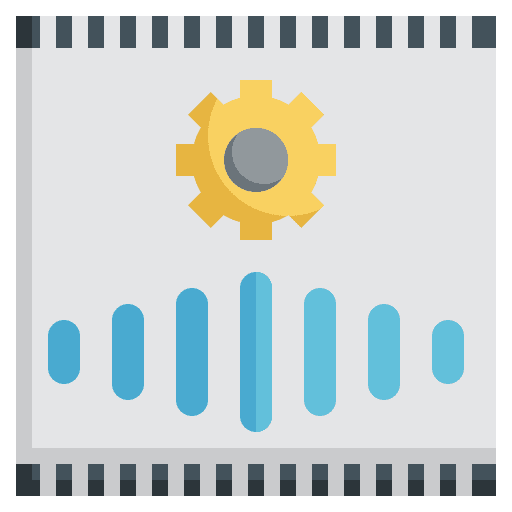 Audio editing sound waves bite capture icon