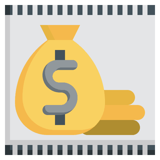 Film budget coin film movie icon Film budget coin film movie icon