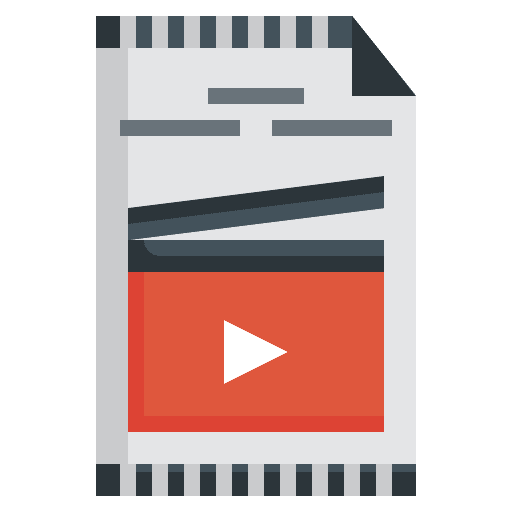 Scenario video edit cinema icon Scenario video edit cinema icon