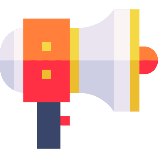 Announcement announcement protest loudspeaker icon