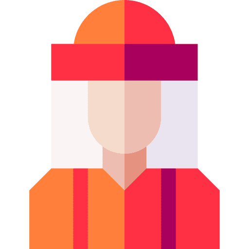 Firefighter firefighter professions and jobs man icon