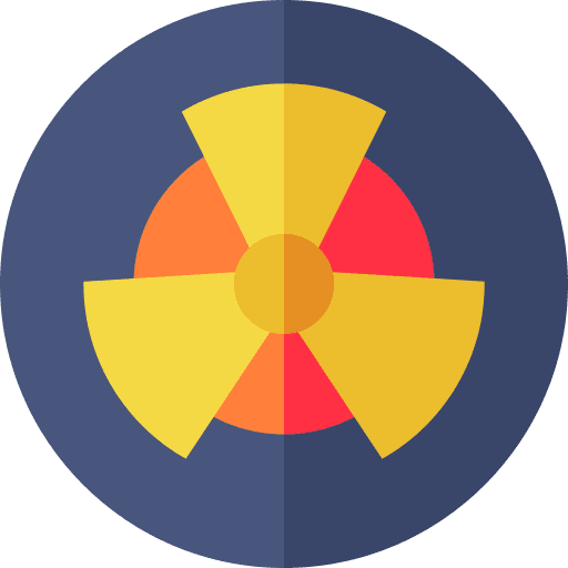 Radiation radiation danger nuclear icon