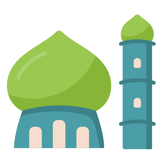 Mosque architecture and city islam muslim icon