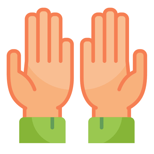 Hand pray muslim hand icon Hand pray muslim hand icon