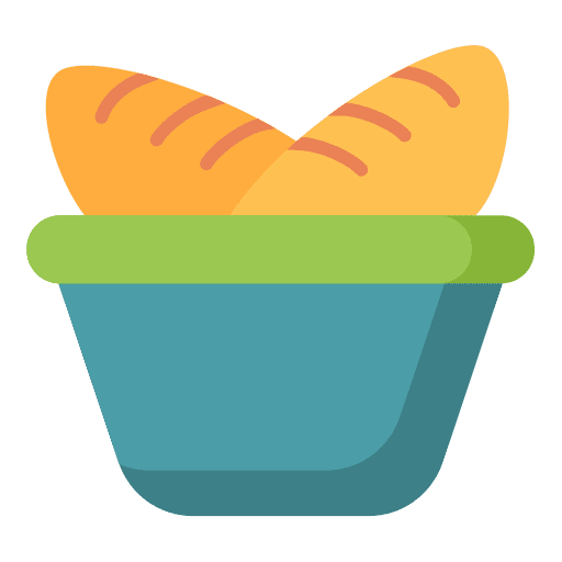 Meal eat ramadan basket icon Meal eat ramadan basket icon