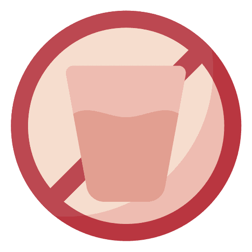 No drinking cultures fasting forbidden icon No drinking cultures fasting forbidden icon