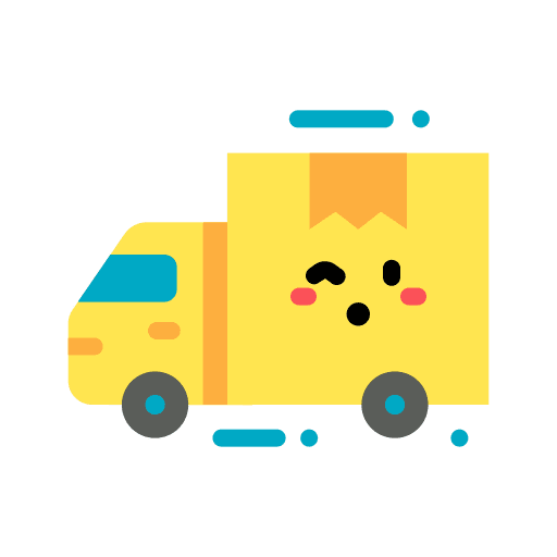 Delivery truck shop car purchase icon