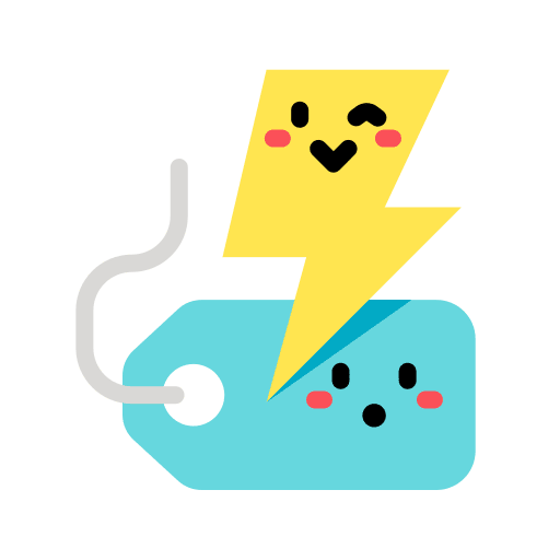 Flash sale store discount lightning icon Flash sale store discount lightning icon