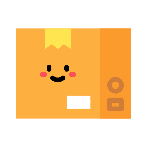 Package shipping and delivery purchase face icon Package shipping and delivery purchase face icon