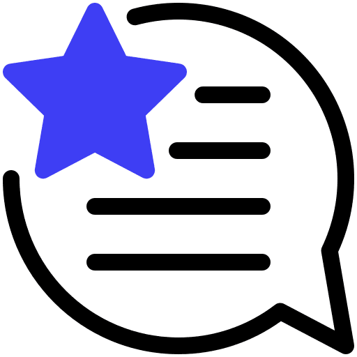 Comment communications star comment icon
