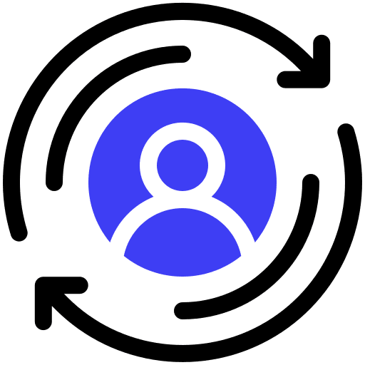 Customer loyalty user client loyal customer icon