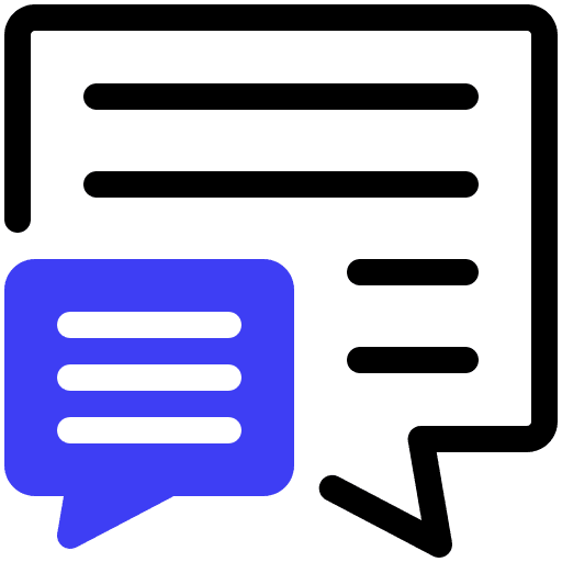 Feedback communications feedback conversation icon