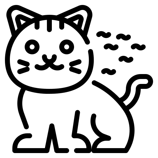 Cat healthcare and medical feline animals icon