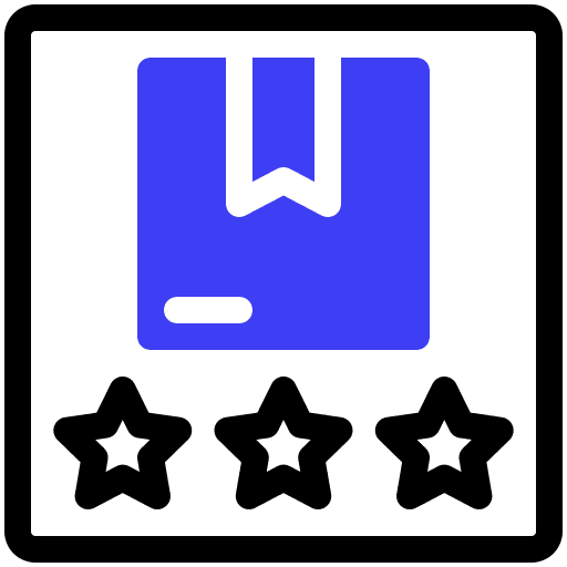 Product feedback marketing star icon