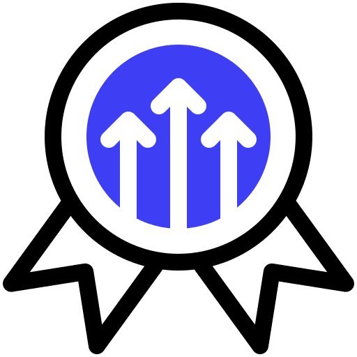 Recommendation quality recommend badge icon