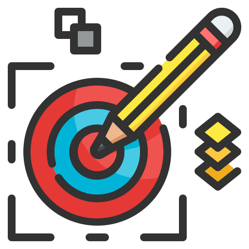 Target focus goal targeting icon
