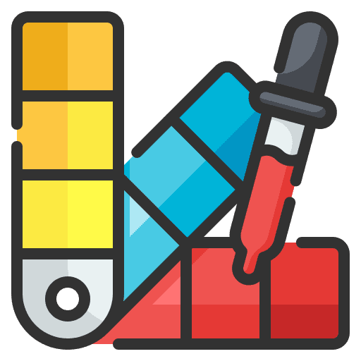 Palette drop art art and design icon Palette drop art art and design icon