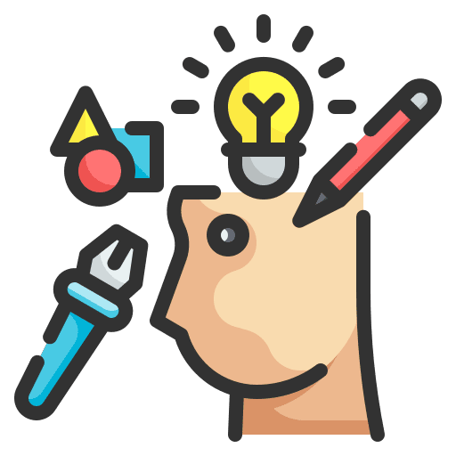 Creative creativity thinking creative icon Creative creativity thinking creative icon