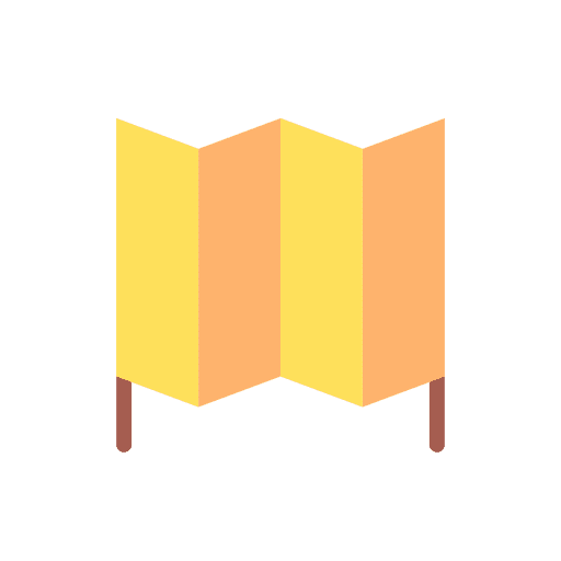 Folding screen screen furniture and household room divider icon Folding screen screen furniture and household room divider icon