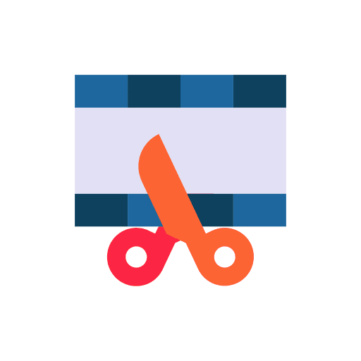 Film editing entertainment film editing edit icon