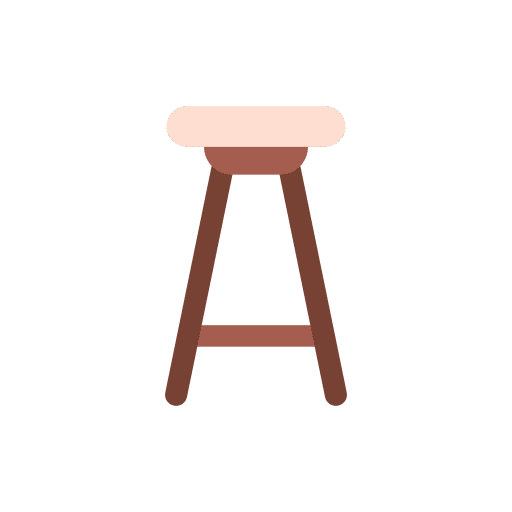 Stool bar stool high chair stool stand icon Stool bar stool high chair stool stand icon
