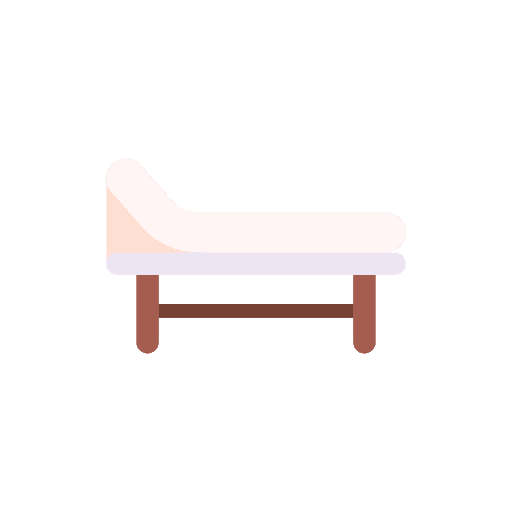 Stretcher bed patient health clinic icon Stretcher bed patient health clinic icon
