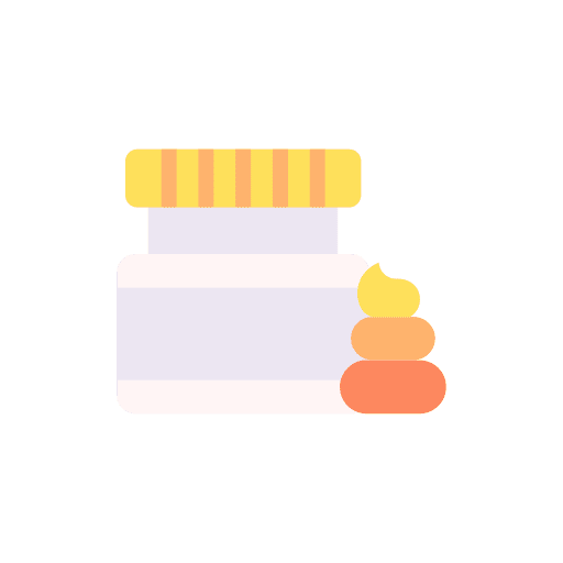 Vaseline skin cream wellness icon Vaseline skin cream wellness icon