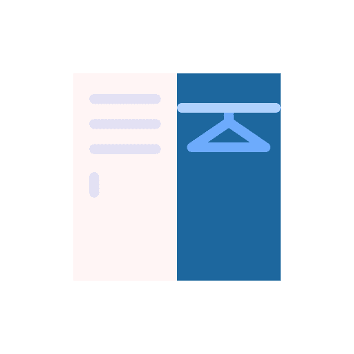Dressing room wardrobe cupboard room icon Dressing room wardrobe cupboard room icon