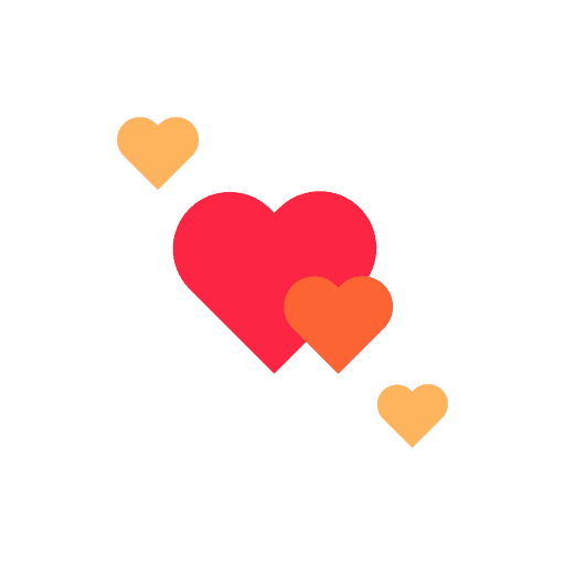 Hearts love and romance peace lover icon Hearts love and romance peace lover icon