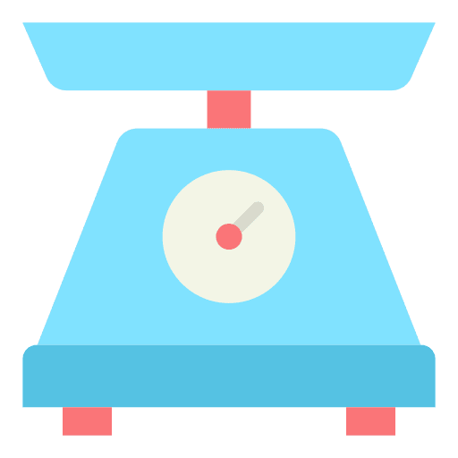 Balance food weight scale scale icon