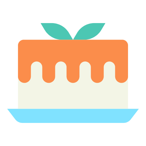 Cheesecake cake slice piece of cake strawberry icon
