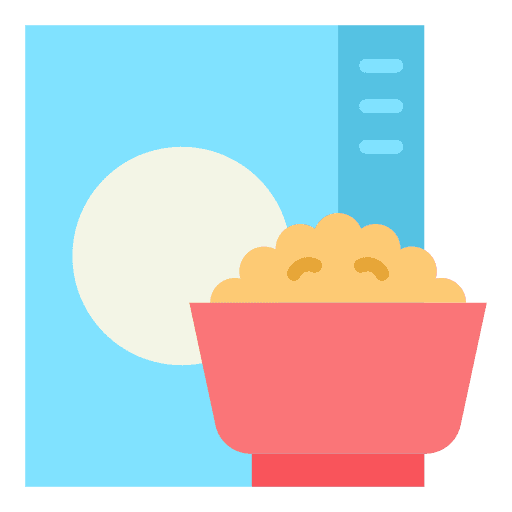 Cereal breakfast meal healthy icon