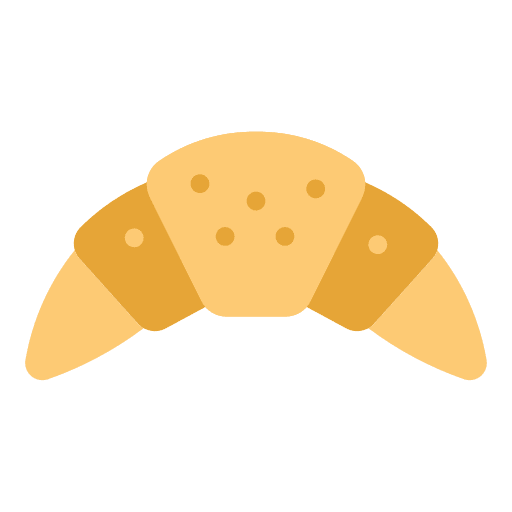 Croissant baked croissant food icon
